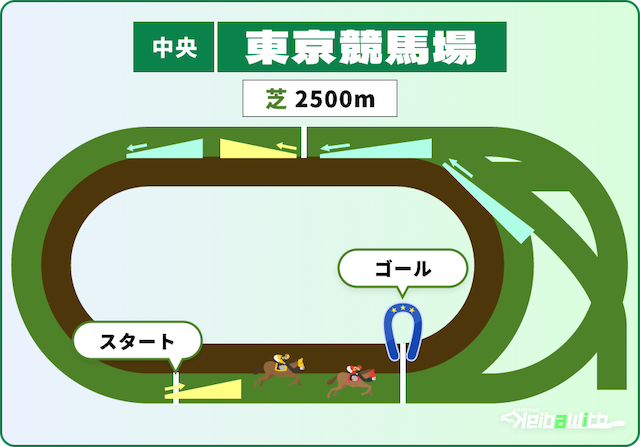 東京競馬場2500m