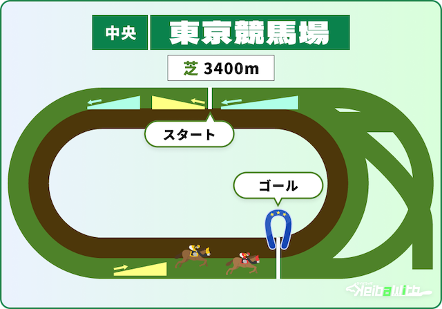 東京競馬場3400m