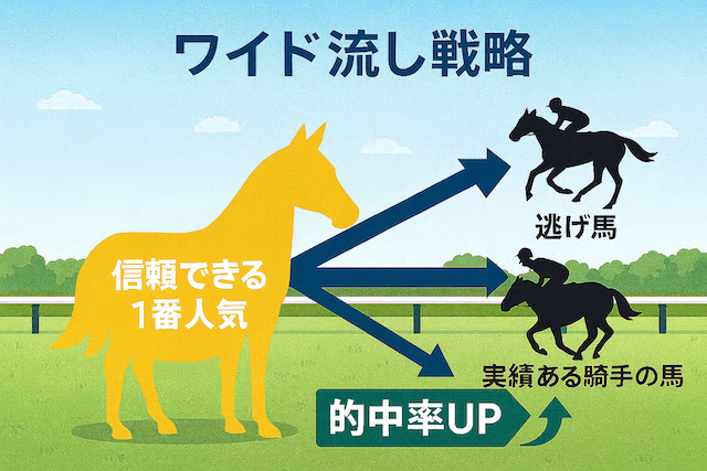 ワイド流しで的中率と回収率のバランスを取る