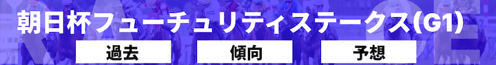朝日杯フューチュリティステークスバナー