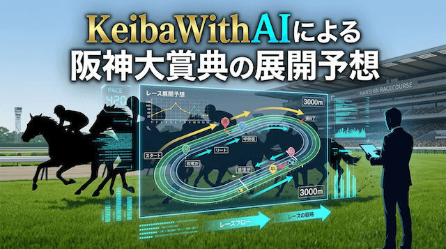 KeibaWithAIによる阪神大賞典の展開予想の見出し画像