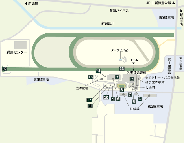 新潟競馬場 基本情報 会場 画像