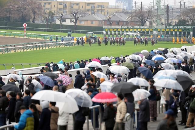 競馬場で傘は使っても良いか