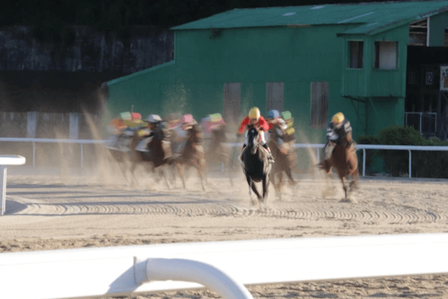佐賀競馬場は砂が深いという特徴
